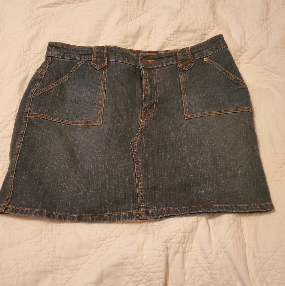 Lane Bryant Jean skort size 16